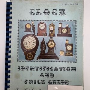 Vintage Clock Identification and Price Guide Book 1 Roy Ehrhardt 1977